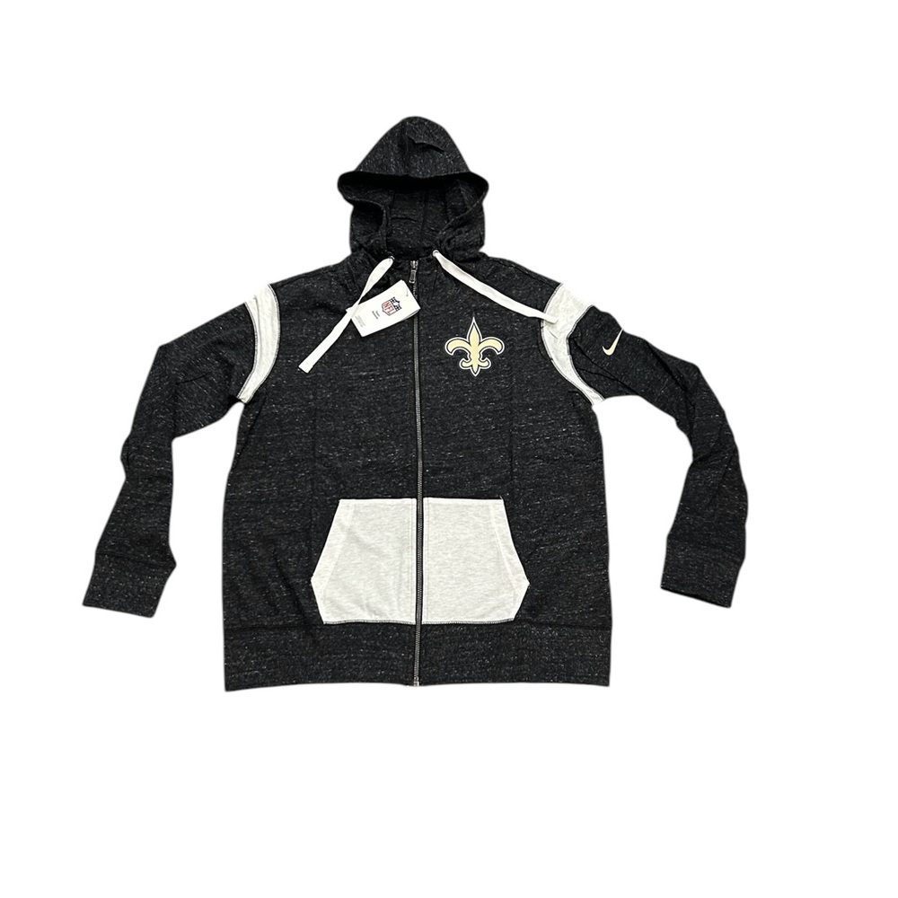 New Orleans Saints Nike Women’s Zip Up Hoodie Sweatshirt Medium‎